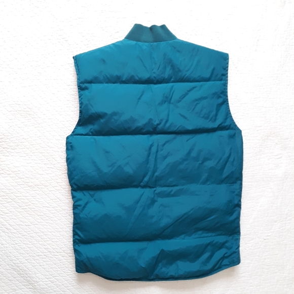 Vintage Lands End Goose Down Nylon Vest - Picture 4 of 4